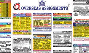 28.01.2026 Overseas Assignment abroad Times epaper today download, Gulf Job vacancy, gulf job indians,